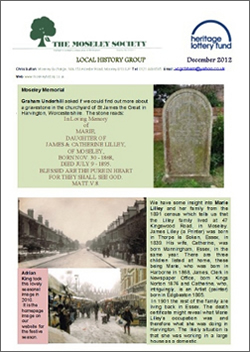 Moseley History News February 2013